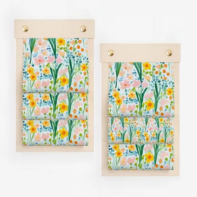 Vibrant Floral Patterns on Textile Product
