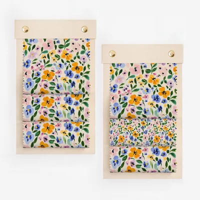 Vibrant Floral Pattern Custom Art Wall Decor