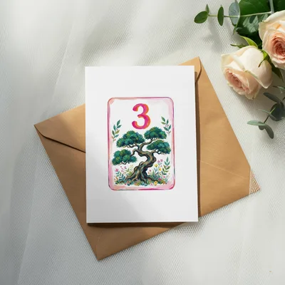 Painted Mahjong Tile PNG Digital Download, Pink Bonsai Tree 3 Bamboo Clipart, Chinoiserie Grandmillennial Art, Preppy Game Night Printable