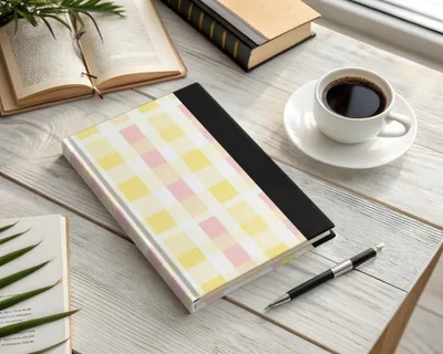 Pastel Plaid Hardcover Journal for Writers and Students