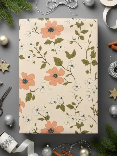 Pastel Ditsy Flower Background Digital - Moore and Mountain