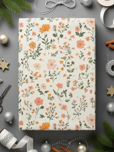 Pastel Ditsy Flower Background Floral Pattern Design Digital - Moore and Mountain