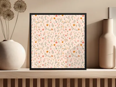 Pastel Ditsy Flower Background for your next creative project - Moore and Mountain