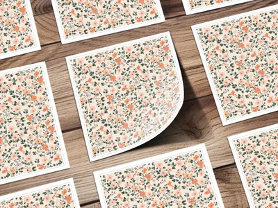 Pastel Ditsy Flower Background Spring Pastel Patterns Digital - Moore and Mountain