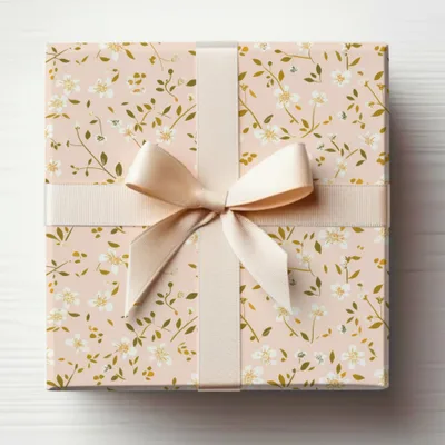 Floral Pattern Pink Gift Wrapping Paper for Any Occasion