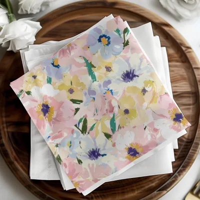 Pastel Floral Seamless Pattern Delicate Floral Design with Pastel Blooms Digital Pattern - Moore and Mountain