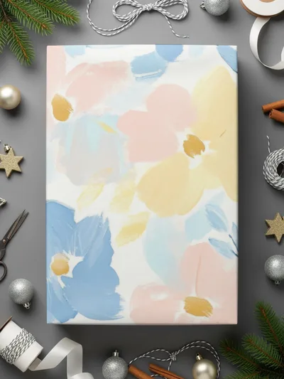 Pastel Garden Floral Design Seamless Grandmillenial Digital - Moore and Mountain