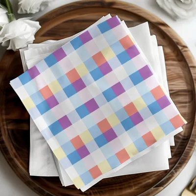 Colorful Checkered Pattern Design for Home Decor Product