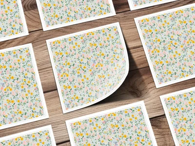 Colorful Floral Pattern Decorative Sheets Product