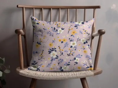 Floral Patterned Cushion Cover for Home Decor