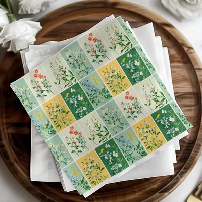 Patchwork Floral Seamless Delicate Flowers Seamless Pattern Watercolor Style Floral Background - Moore and Mountain