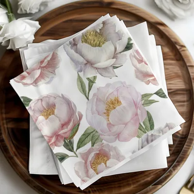 Peony Seamless Pattern Digital Download, Floral Background, Watercolor Flower Design, Repeating Print, Scrapbooking Paper, Fabric Design - Moore and Mountain