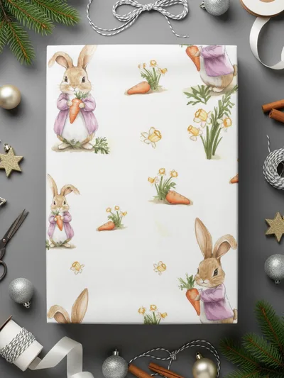 Peter Rabbit Digital Seamless Pattern, Spring Easter Bunny JPEG, Cute Kids Fabric Design, Nursery Wallpaper, Digital Paper Download - Moore and Mountain