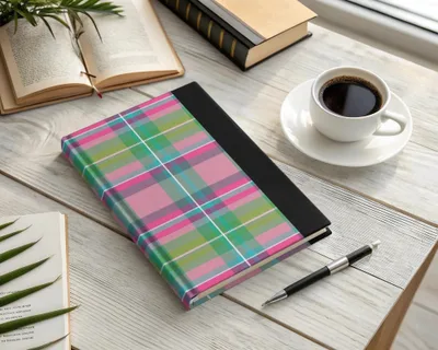 Pink and Teal Plaid Digital Paper, Seamless Tartan Pattern, Bright Pink and Green Plaid Buffalo Check - Moore and Mountain