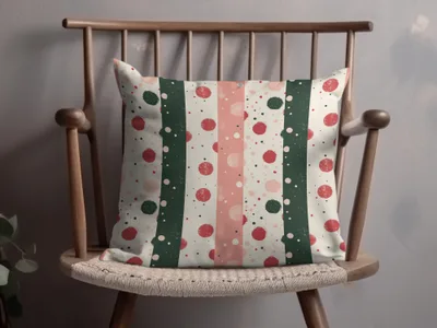 Colorful Polka Dot Striped Cushion Cover Pillow Case