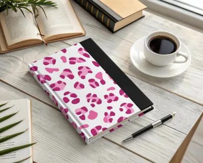 Pink Cow Print Digital Paper, Seamless Pattern for Fabric Design, Girly Aesthetic Background, Y2K Cute Pattern, Digital Scrapbook Paper - Moore and Mountain