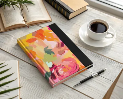 Vibrant Floral Design Journal for Creative Writing