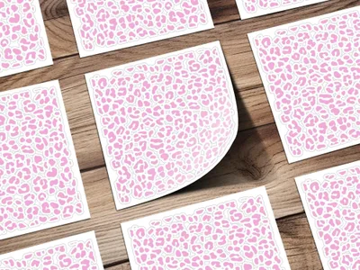 Pink Leopard Print Digital Paper, Seamless Pattern, Animal Print Fabric, Background, Scrapbook Paper, Cheetah Print, Digital Product - Moore and Mountain