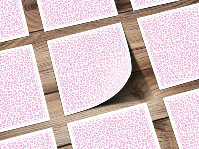 Pink Leopard Print, Digital Seamless Pattern, Animal Print, Girly Pattern, Fashionable Pattern, Scrapbooking, Fabric Design Digital - Moore and Mountain