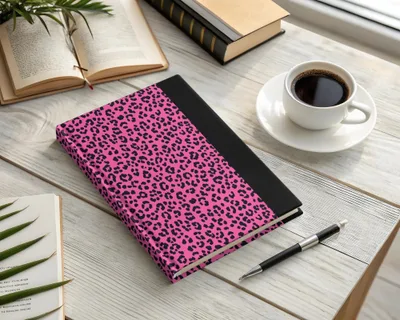 Pink Leopard Print, Seamless Digital Pattern, Animal Print Texture, JPEG Pattern, 12x12 inches, 2 Scales Digital Product - Moore and Mountain