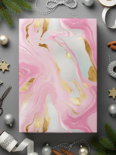 Pink Marble Gold T-Shirt, Digital Art, Seamless Pattern, Trendy Design, Abstract Art, Marble Print, Aesthetic Design, Home Decor - Moore and Mountain