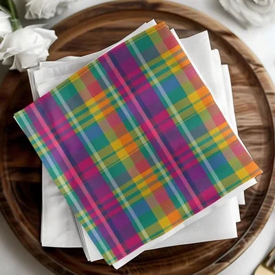 Plaid Digital Paper, Colorful Tartan, Seamless Pattern, Scrapbook Paper, Fabric Design, Digital Download, Commercial Use - Moore and Mountain