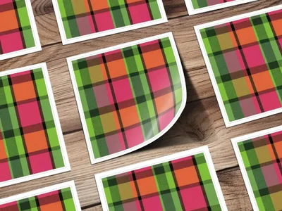 Plaid Digital Paper, Seamless Pattern, Colorful Tartan Texture, Scrapbook Paper, Digital Background, Fabric Design, Digital Product - Moore and Mountain