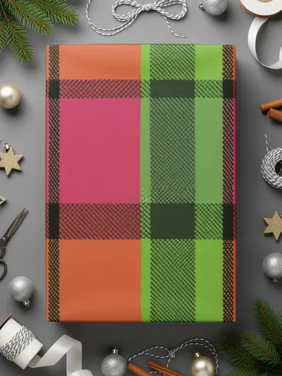 Plaid Digital Paper, Seamless Pattern, Colorful Tartan Texture, Scrapbook Paper, Digital Background, Fabric Design, Digital Product - Moore and Mountain