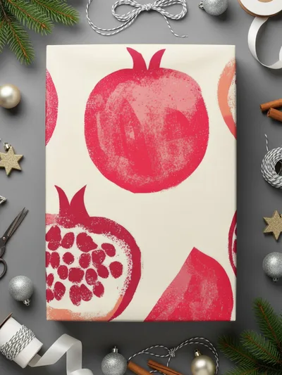 Pomegranate Seamless Pattern Digital Paper, Fruit Print, Kitchen Decor, Summer Vibes, Fabric Design, Scrapbooking, Digital Download - Moore and Mountain
