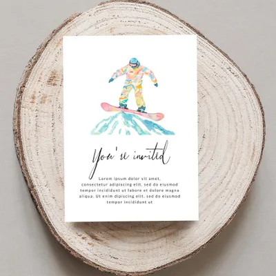 Preppy Clipart PNG Snowboarder Sublimation SVG File - Colorful Winter Sports Digital Download for Ski Lovers & Teen Gifts