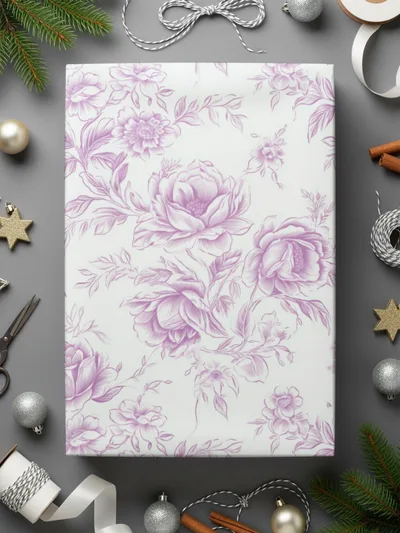 Purple Floral Digital Paper, Seamless Flower Pattern, Watercolor Floral, Elegant Spring, Floral Print, Fabric Design, Scrapbook Paper - Moore and Mountain