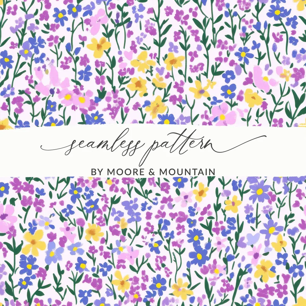 Seamless Floral Pattern by Moore & Mountain product