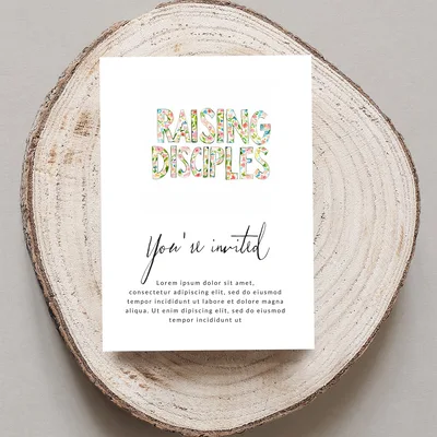 Raising Disciples PNG Digital Download, Floral Christian Mom Sublimation Design, Watercolor Faith Clipart, Religious Motherhood DTF Graphic