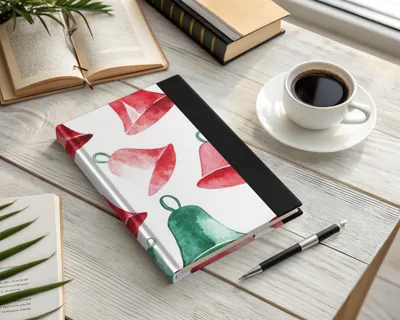 Red and Green Christmas Watercolor Seamless Pattern Print - Moore and Mountain