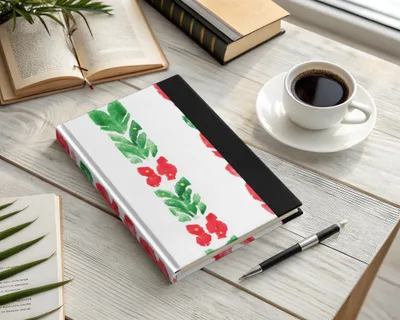 Red and Green Seamless Pattern Christmas Watercolor Digital - Moore and Mountain