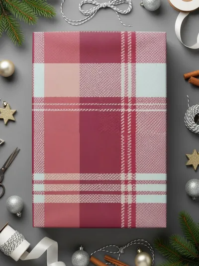 Red Plaid Digital Paper, Checkered Pattern, Buffalo Plaid Background, Scrapbook Paper, Fabric Print, Tartan Digital Paper, Seamless - Moore and Mountain