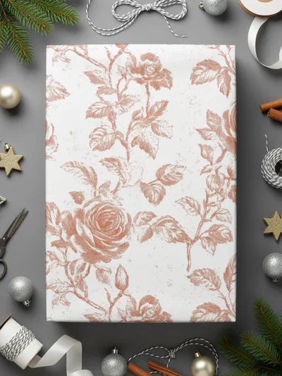 Rose Digital Seamless Pattern, Floral Pattern, Beige Flower Pattern, 12x12 JPEG, Digital Paper, Printable Fabric, Digital Download - Moore and Mountain