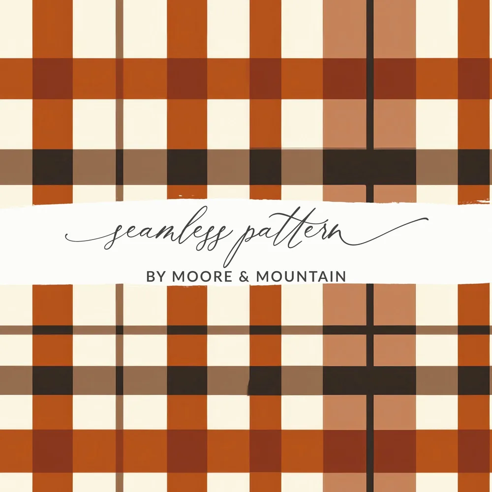 Seamless Plaid Pattern by Moore & Mountain Design