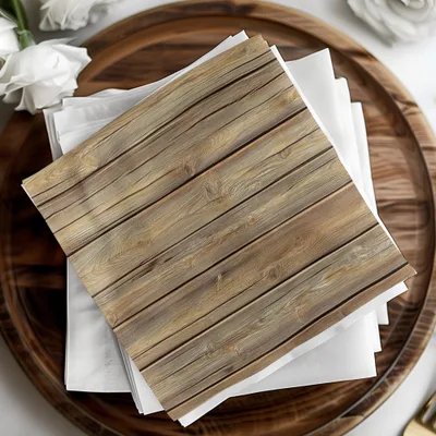 Rustic Wood Plank Design with White Details product type