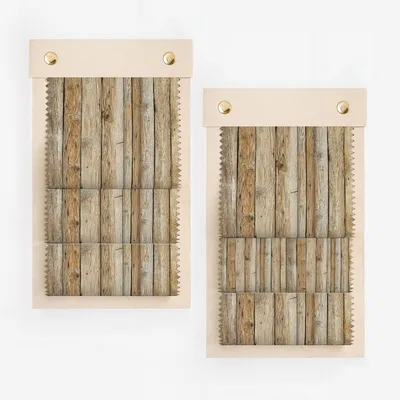 Rustic Wooden Plank Pattern Decorative Wall Hanging
