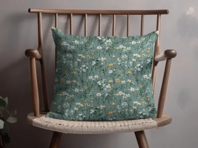 Floral Pattern Throw Pillow for Stylish Home Decor