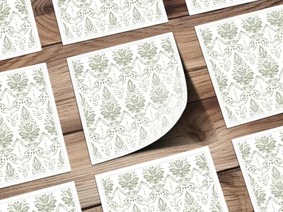 Elegant Patterned Papers for Artistic Projects or Crafts