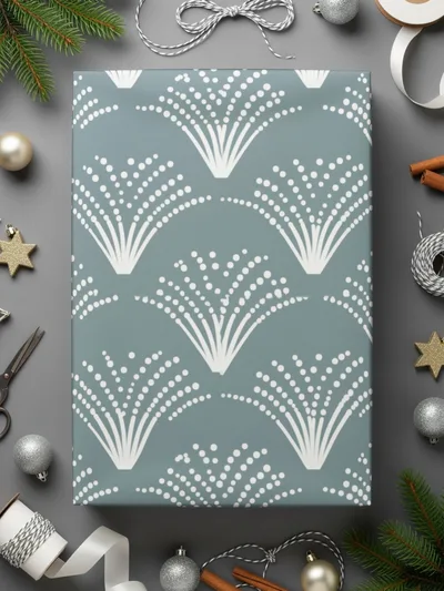 Elegant Festive Celebration Gift Wrapping Paper Roll