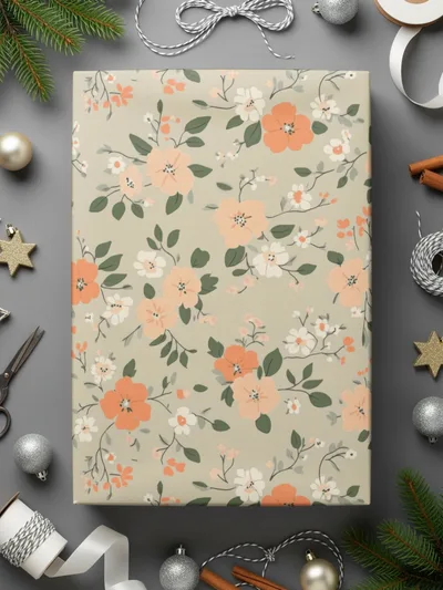 Sage Green Seamless Floral Pattern Digital - Moore and Mountain