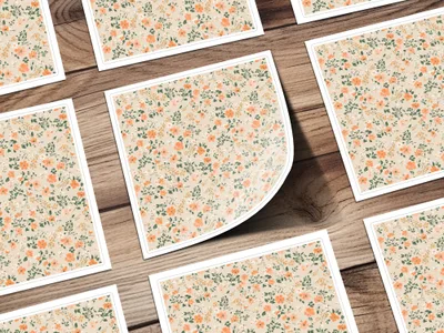 Sage Green Seamless Floral Pattern Digital - Moore and Mountain
