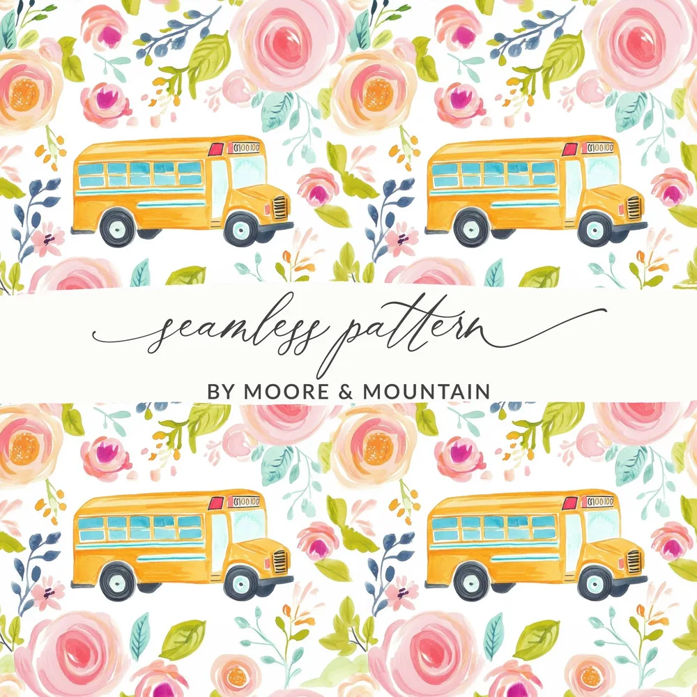 Seamless Pattern by Moore & Mountain Floral Design