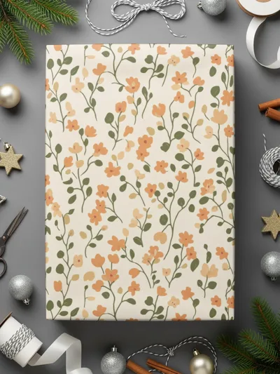 Seamless Blush Pink Flower Background Digital - Moore and Mountain