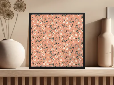 Seamless Blush Pink Flower Background for Spring Crafts - Moore and Mountain