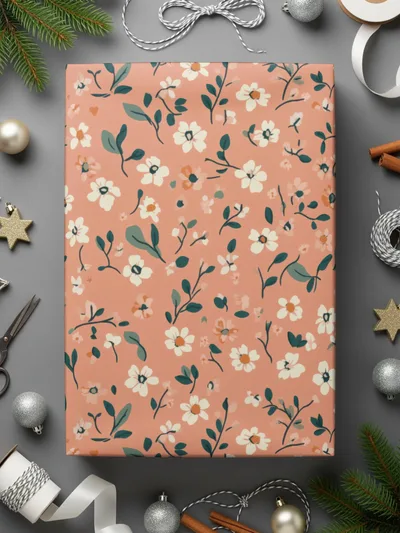 Seamless Blush Pink Flower Background for Spring Crafts - Moore and Mountain