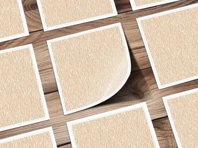 Modern Minimalist Wave Pattern Wallpaper Design Sheets